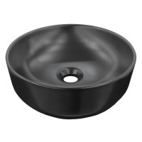 Раковина на столешницу VOLLE 355x355x125 черный матовый (13-01MBlack-040)