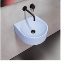 Умывальник из голубого бетона 400S