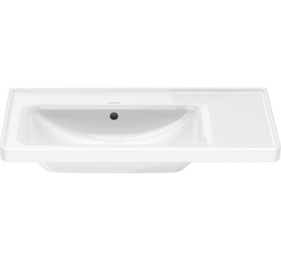 Умывальник Duravit D-NEO мебельный 80х48 см асимметричный L левый (2369800000)