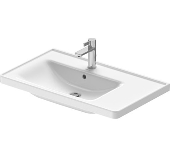Умывальник Duravit D-NEO мебельный 80х48 см асимметричный L левый (2369800000)