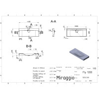 Умивальник Miraggio FLY 1200