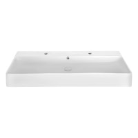 Раковина Qtap Nando 1100х420х135 White з донним клапаном QT1211K428W