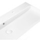 Раковина Qtap Nando 1100х420х135 White с донным клапаном QT1211K428W