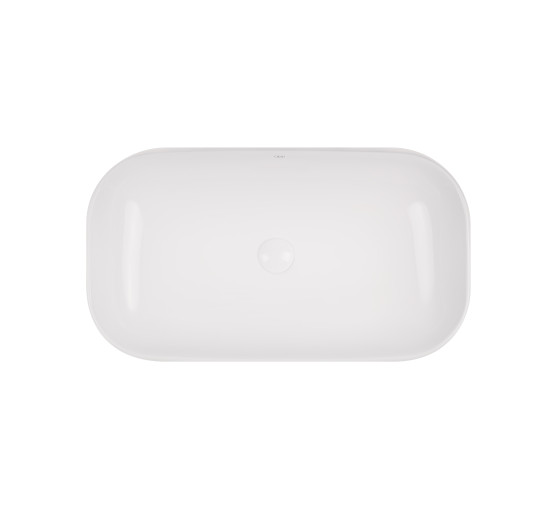 Раковина-чаша Qtap Jay 695х410х150 White с донным клапаном QT07112166W