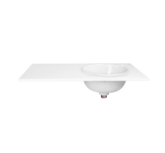 Раковина Qtap Virgo 800х460х300 White с донным клапаном QT1811FL8130ARRW