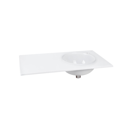 Раковина Qtap Virgo 800х460х300 White с донным клапаном QT1811FL8130ARRW