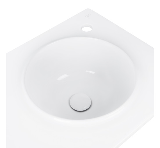 Раковина Qtap Virgo 800х460х300 White с донным клапаном QT1811FL8130ARRW