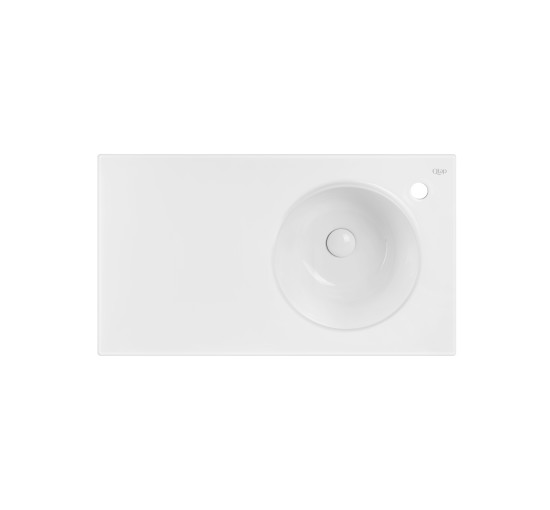 Раковина Qtap Virgo 800х460х300 White с донным клапаном QT1811FL8130ARRW