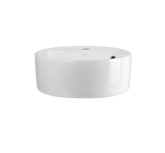 Раковина-чаша Qtap Swan 425х435х195 White с донным клапаном QT1611A005W