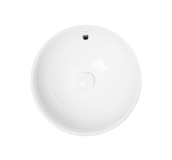 Раковина-чаша Qtap Robin 383х383х175 White с донным клапаном QT1311L408W