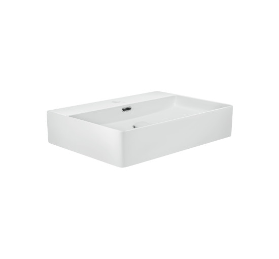 Раковина Qtap Nando LT 600х420х120 White з донним клапаном QT12112173W