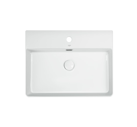 Раковина Qtap Nando LT 600х420х120 White з донним клапаном QT12112173W