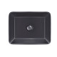 Раковина-чаша Qtap Tern 475х370х140 Matt black с донным клапаном QT172074MBMB