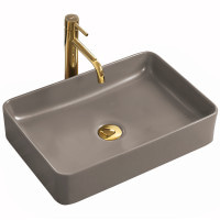 Раковина керамічна на стільницю Rea Avia Grey Mat
