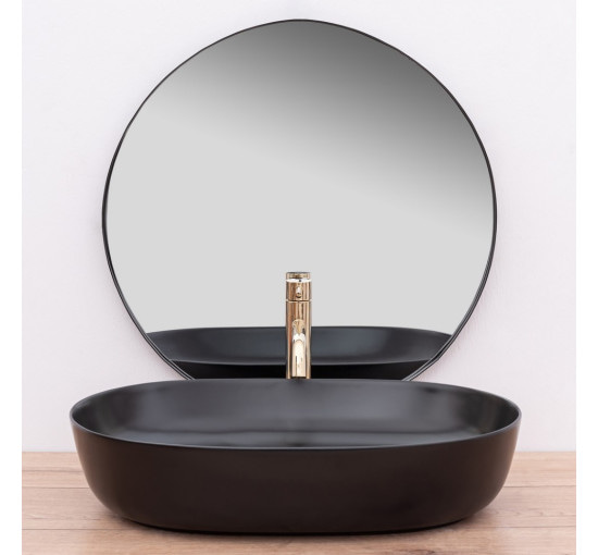 умивальник Rea Cleo 60,5x41 black matt (Rea-U0035)
