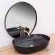 умивальник Rea Cleo 60,5x41 black matt (Rea-U0035)