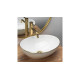 умивальник Rea Sofia 41x34,5 gold edge (REA-U3287)