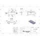 Умывальник Miraggio FLY 1000 MIRASTONE GRAY