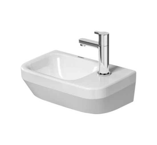 Умивальник Duravit DURASTYLE 36х22 см отвір cправа (07133600001) WonderGliss