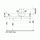 Умывальник на столешницу Duravit ME by Starck 42x42 см (0333420000)