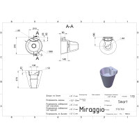 Умывальник Miraggio SMART MATT