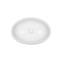 Раковина-чаша Qtap Leo 600х400х155 White с донным клапаном QT11117060GW