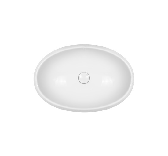 Раковина-чаша Qtap Leo 600х400х155 White з донним клапаном QT11117060GW