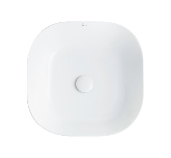 Раковина-чаша Qtap Kolibri 430х430х150 White з донним клапаном QT1011K396W