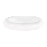 Раковина-чаша Qtap Robin 635x420x105 White с донным клапаном QT13113075W