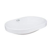 Раковина Qtap Leo 590x400x170 White з донним клапаном QT11114028W