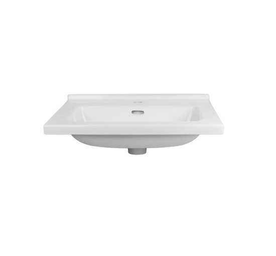Раковина Qtap Albatross 01 610х467х195 White с донным клапаном QT0111FL8167AW