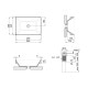 Раковина Qtap Crow 500x350x180 White з донним клапаном QT0511L582W