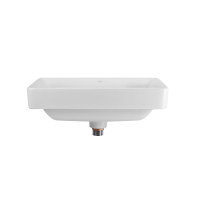 Раковина Qtap Crow 500x350x180 White з донним клапаном QT0511L582W