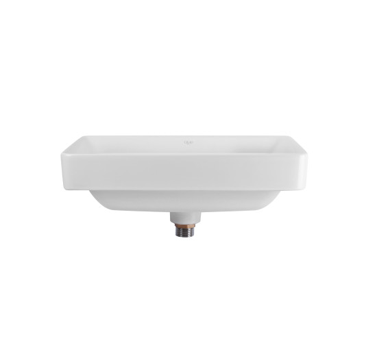 Раковина Qtap Crow 500x350x180 White з донним клапаном QT0511L582W