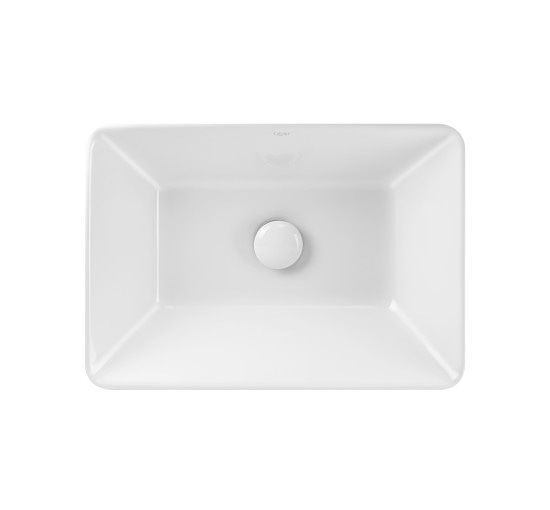 Раковина Qtap Crow 500x350x180 White з донним клапаном QT0511L582W