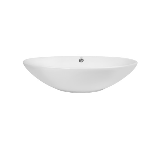 Раковина-чаша Qtap Dove 625х415х150 White с донным клапаном QT06113077W