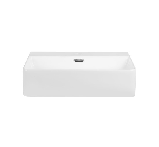 Раковина Qtap Nando LT 500х420х120 White с донным клапаном QT12112173SW