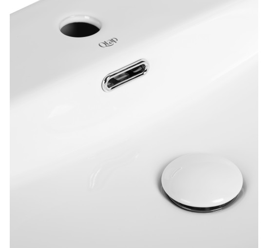 Раковина Qtap Nando LT 500х420х120 White с донным клапаном QT12112173SW