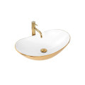 умивальник Rea Royal 60,5x36 white gold (REA-U7808)