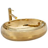 умывальник Rea Melania 40,5x60 gold (REA-U9001)