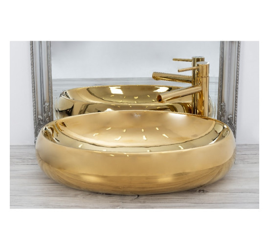 умивальник Rea Melania 40,5x60 gold (REA-U9001)