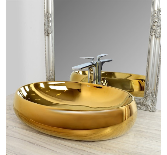 умивальник Rea Melania 40,5x60 gold (REA-U9001)