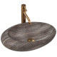 Раковина керамическая на столешницу Rea Roxy A Stone D. Grey (7830932748)