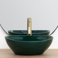 умивальник Rea Sofia 34,5x41 green (REA-U8543)