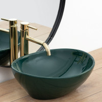 умивальник Rea Sofia 34,5x41 green (REA-U8543)