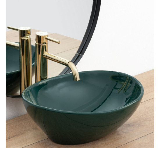 умывальник Rea Sofia 34,5x41 green (REA-U8543)