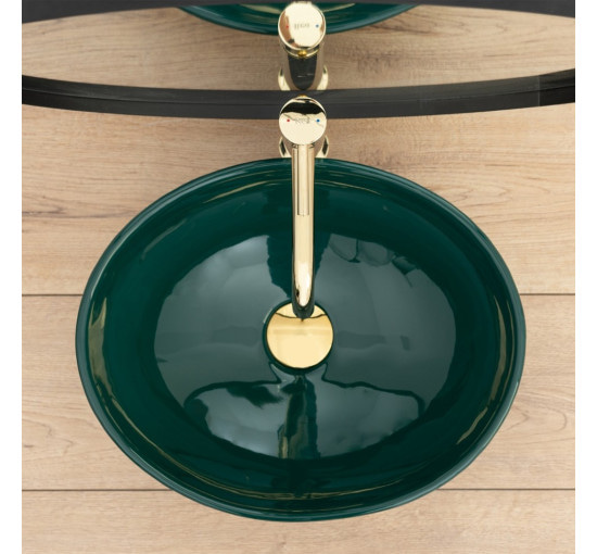 умывальник Rea Sofia 34,5x41 green (REA-U8543)