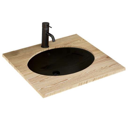 умивальник Rea Nel 39x47 black (REA-U1023)