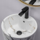 умивальник окремостоячий Rea Blanka 40x40 Marble Marmur Matt (REA-U8704)