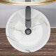 умивальник окремостоячий Rea Blanka 40x40 Marble Marmur Matt (REA-U8704)
